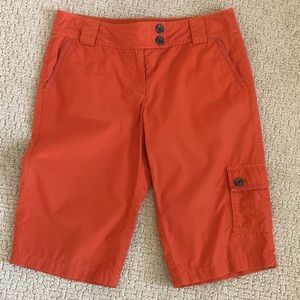 Bermuda length cargo shorts